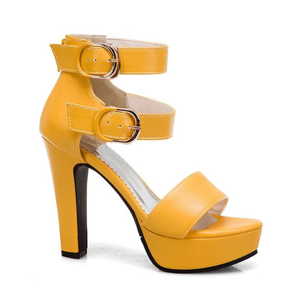 Funki Findz | Shoes | Women's High Strappy Platform Sandals