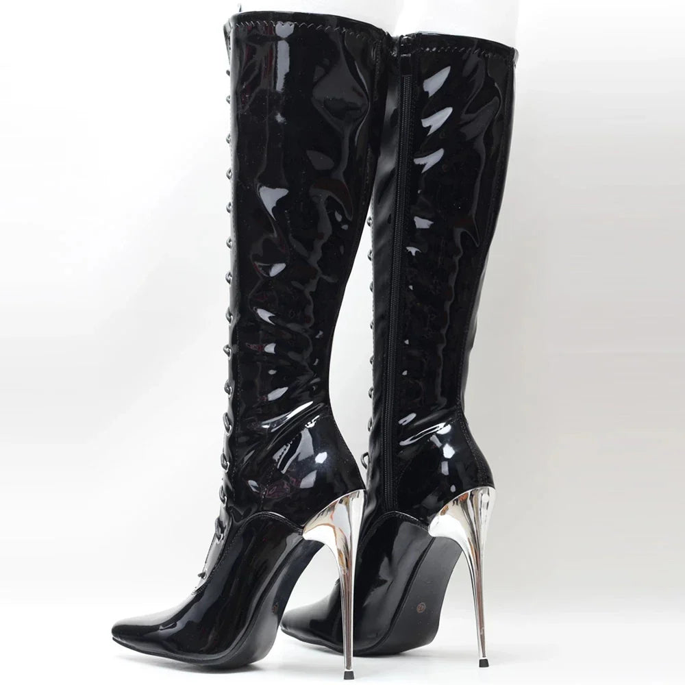 Funki Findz | Boots | Women's Super High Heel Stilettos Boots