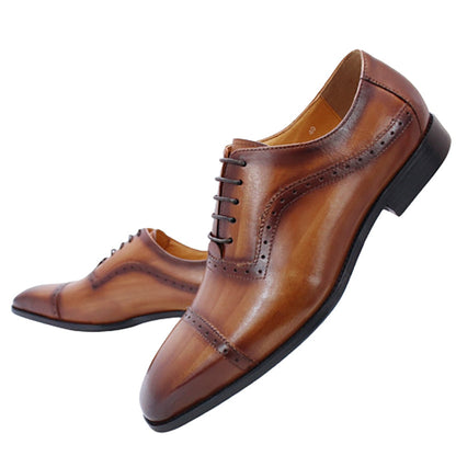 Funki Findz | Shoes | Men's Elegant Leather Oxford Brogue Shoe