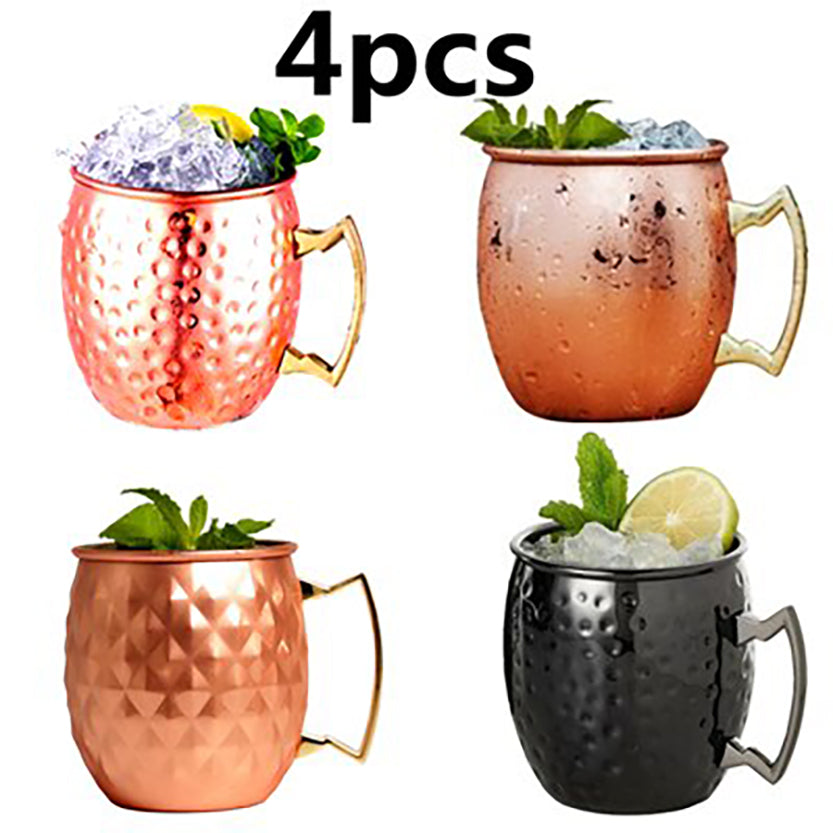 Funki Findz | Mugs | Moscow Mule 550ml Copper Mug Set Of 4
