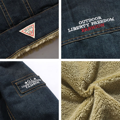 Funki Findz | Jackets | Men's Fleece Denim Trucker Jackets