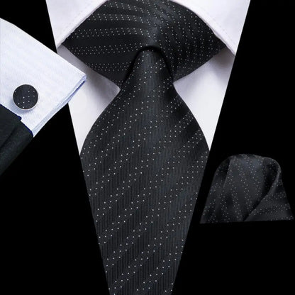 Funki Findz | Neckties | Men's 100% Silk Luxury 3Pcs Tie Sets