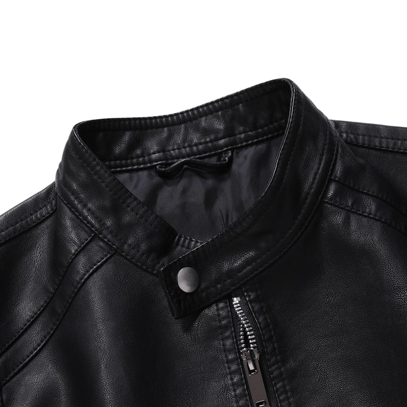 Funki Findz | Jackets | Men's Faux Leather Slim Fit Jacket