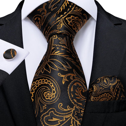 Funki Findz | Neckties | Men's 3Pcs Paisley Wedding Tie Sets
