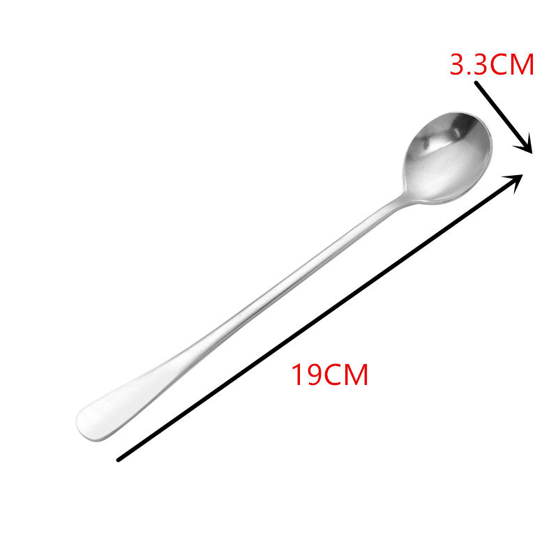 Funki Findz | Spoons | Stainless Steel Long Coffee Spoons 6Pcs
