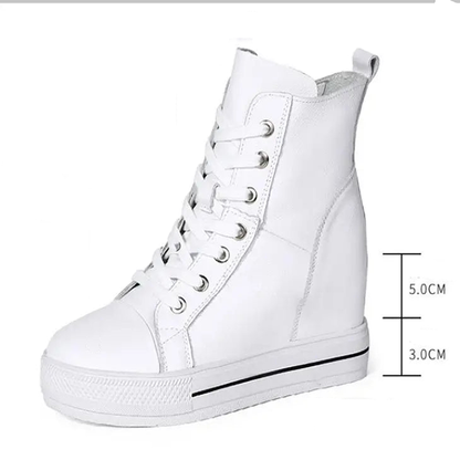 Funki Findz | Boots | Women's Canvas High Rise Ankle Sneaker