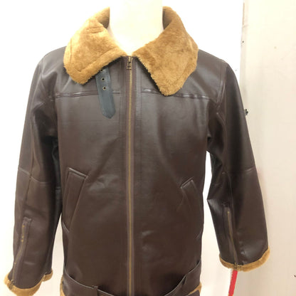 Funki Findz | Jackets | Men's Warm Faux Fur and Leather Jacket