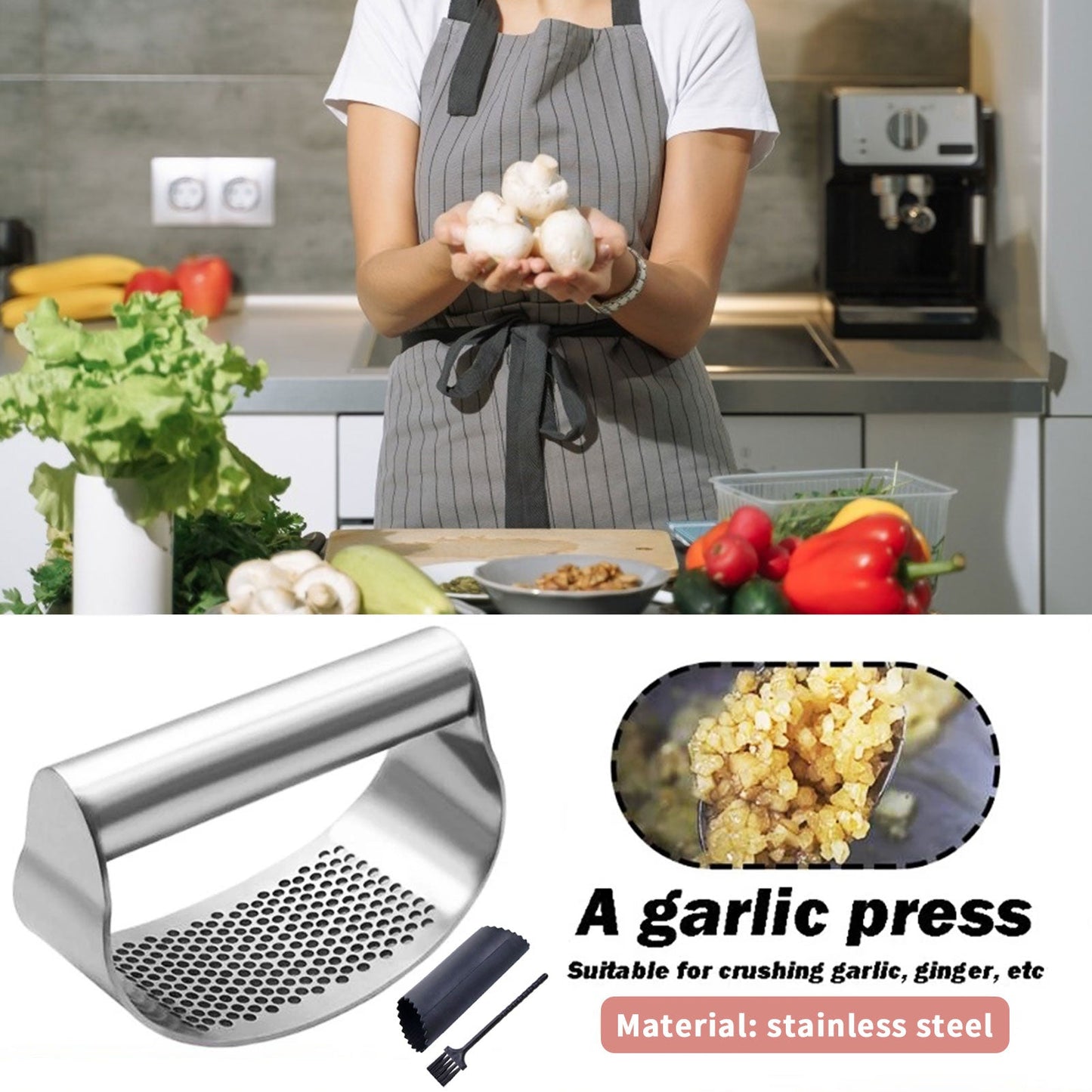 Funki Findz | Garlic Presses | Stainless Steel Garlic Rocker
