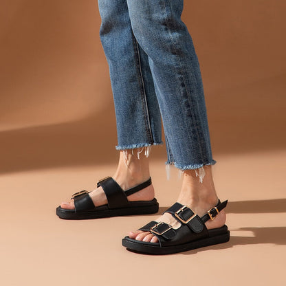 Funki Findz | Shoes | Women's Summer Leather Slide Sandals