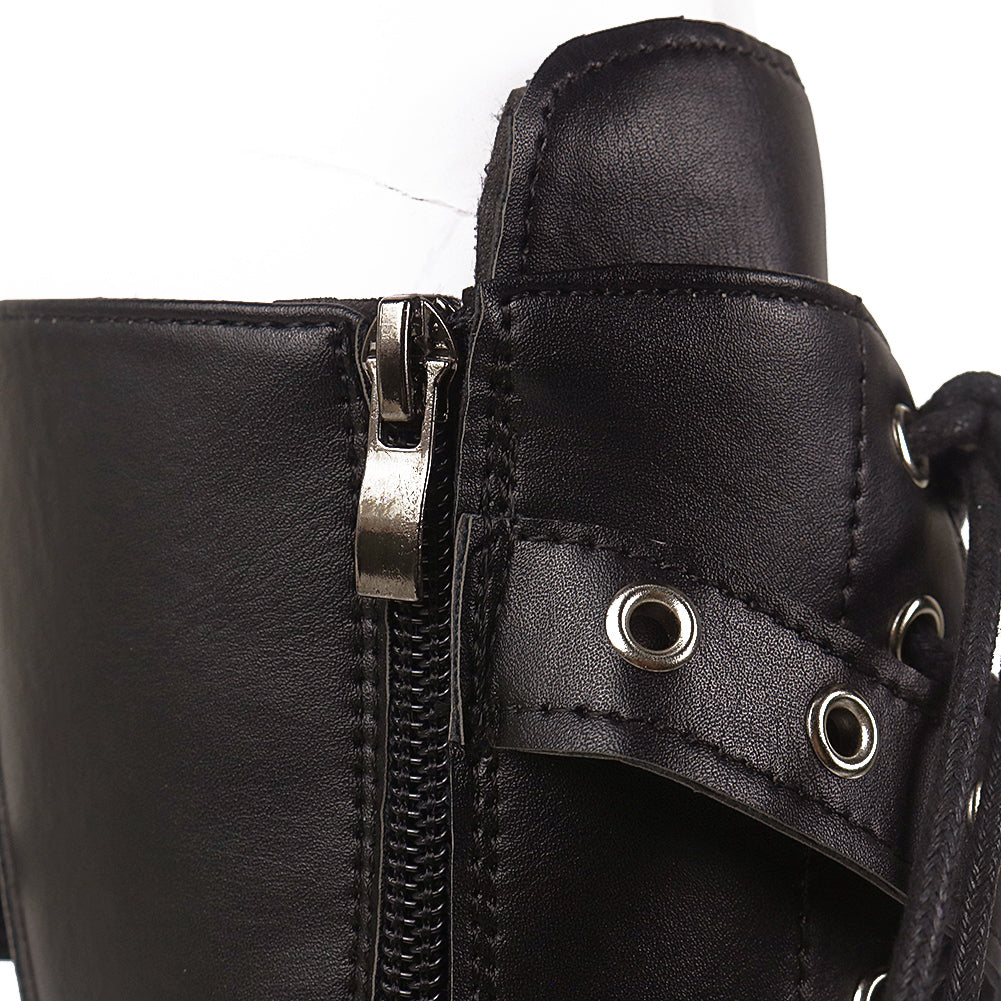 Funki Findz | Boots | Women's Buckle Wedge Platform Boots