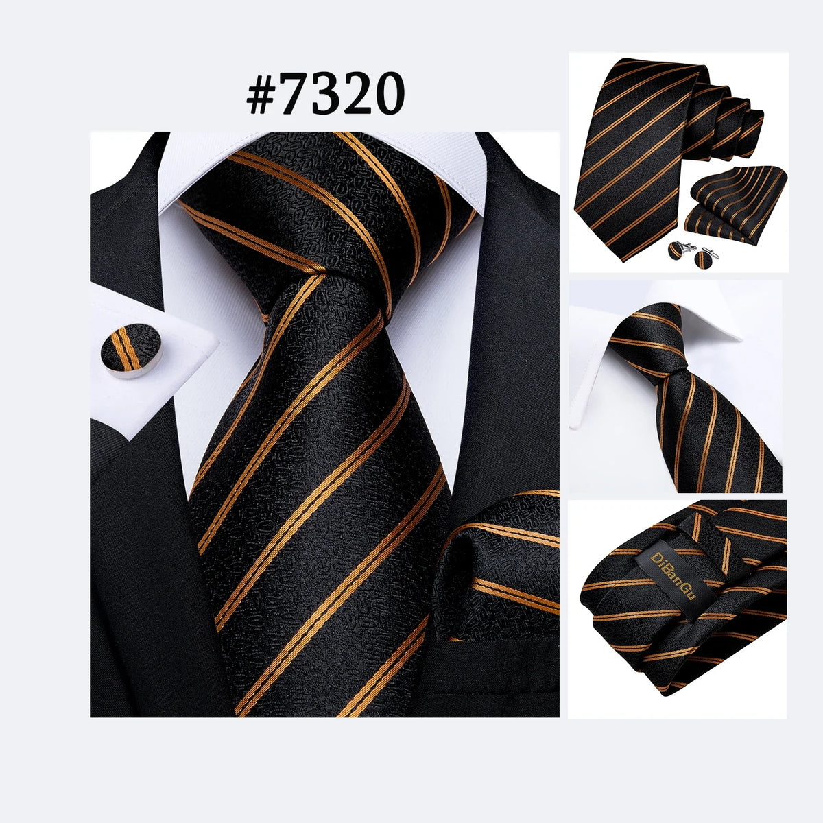 Funki Findz | Neckties | Men's 3Pcs Paisley Wedding Tie Sets