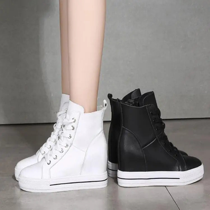 Funki Findz | Boots | Women's Canvas High Rise Ankle Sneaker