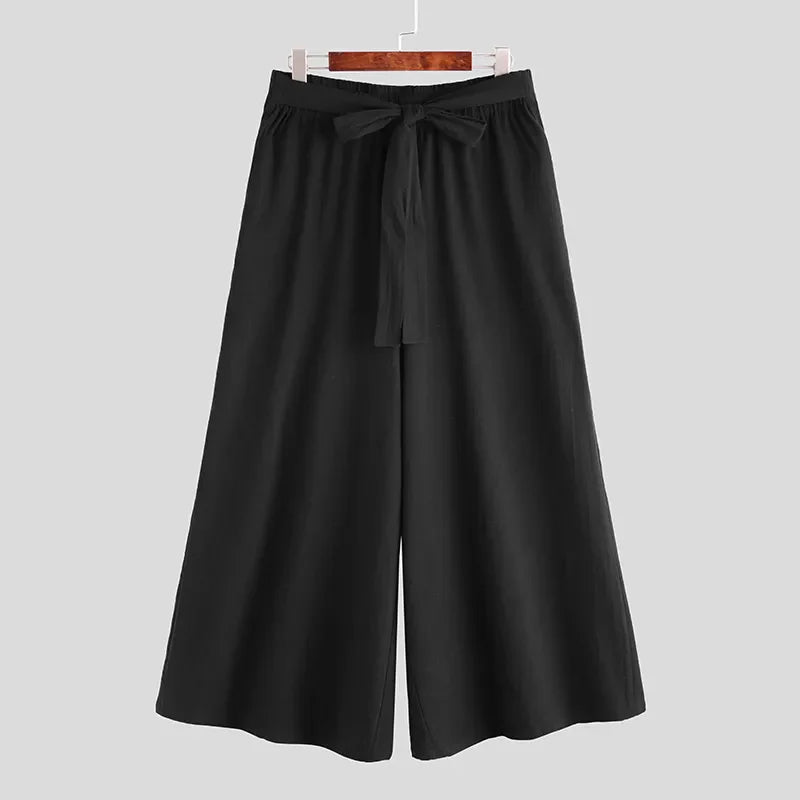 Funki Findz | Skirts | Men's Japanese Style Wide Leg Skirt Pants