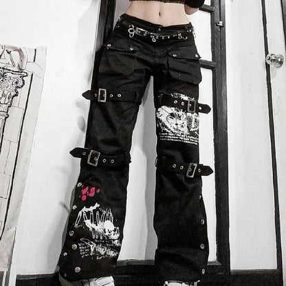 Funki Findz | Pants | Women's Gothic Harajuku Streetwear Pants