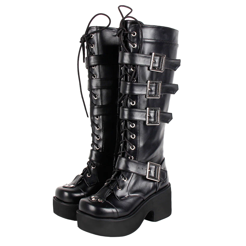 Funki Findz | Boots | Women's Japanese Gothic Platform Boots
