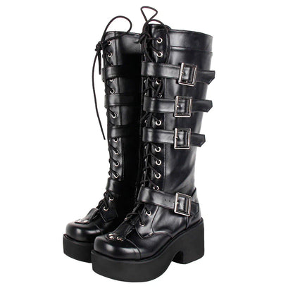 Funki Findz | Boots | Women's Japanese Gothic Platform Boots