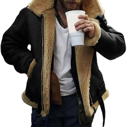 Funki Findz | Jackets | Men's Faux Leather Fur Lined Jacket