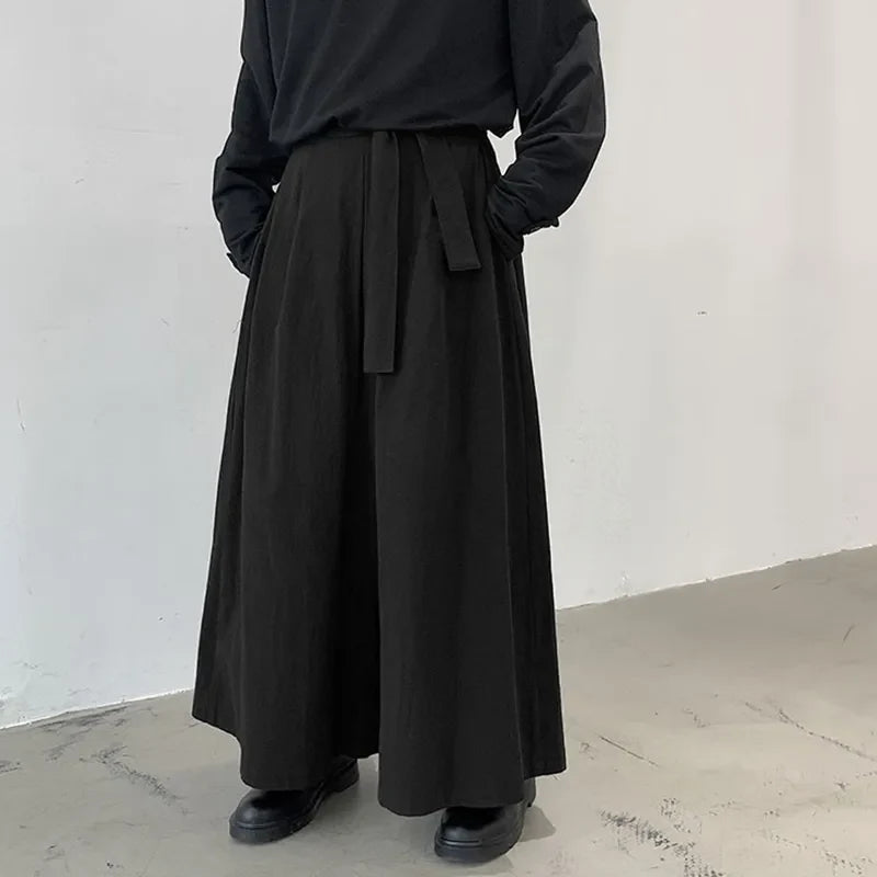 Funki Findz | Skirts | Men's Japanese Style Wide Leg Skirt Pants