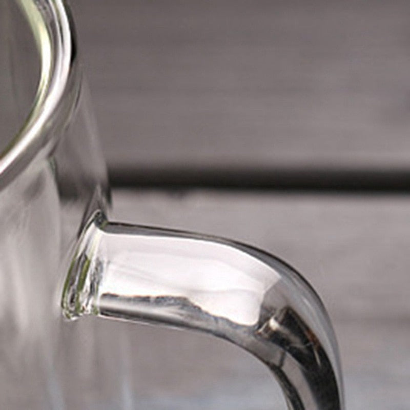 Funki Findz | Mugs | Double Wall Glass Mug | Coffee Cup
