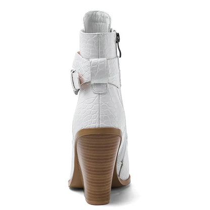 Funki Findz | Boots | Women's Pointed Toe Zip Up Ankle Boots