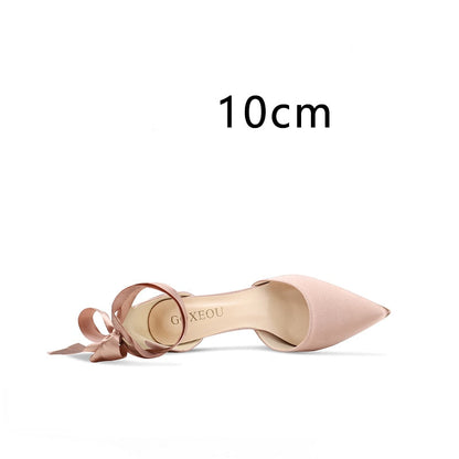 Funki Findz | Shoes | Women's Luxury Satin Bow Tie Stilettos