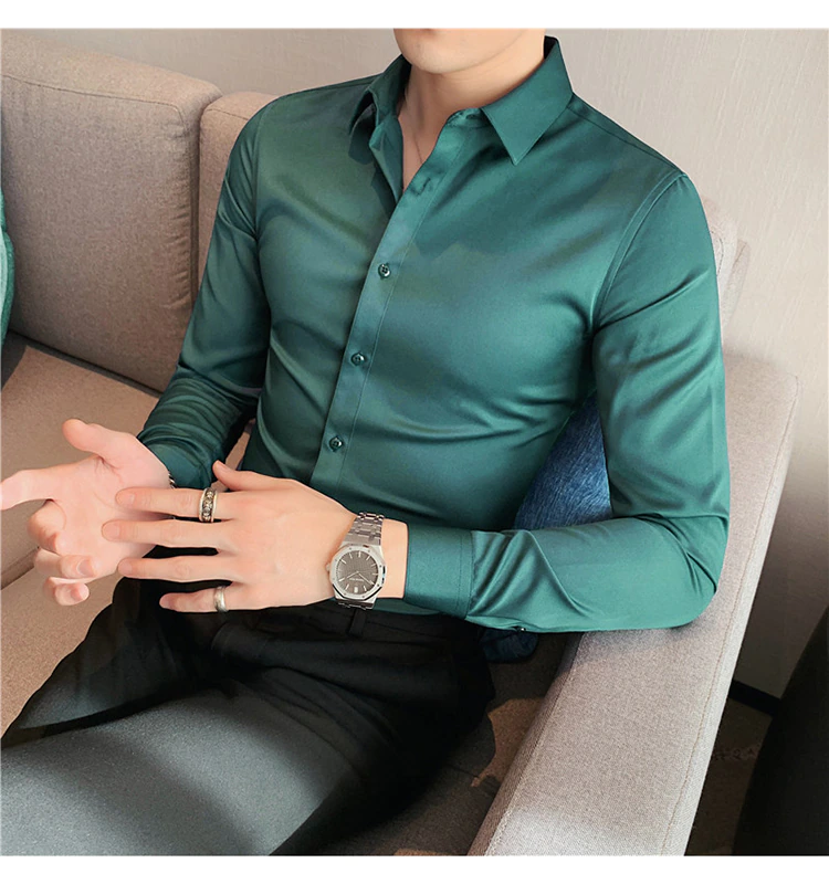 Funki Findz | Shirts | Men's Slim Fit British Style Dress Shirt 7XL