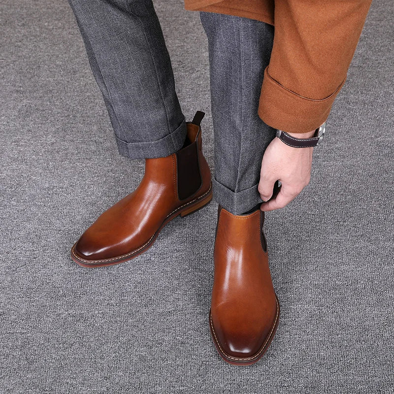 Funki Findz | Boots | Men's Stylish Luxury Leather Chelsea Boots