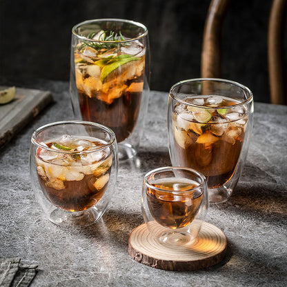 Funki Findz | Cups | Glass Double Wall Expresso Coffee Cup Set