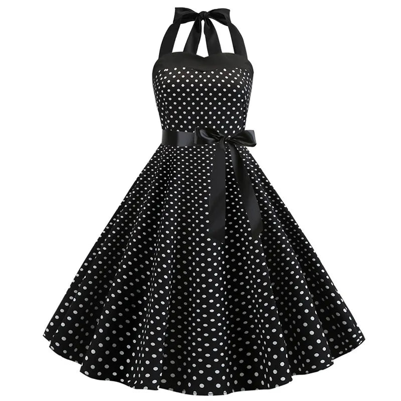 Funki Findz | Dresses | Women's Rockabilly Swing Halter Dress
