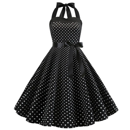 Funki Findz | Dresses | Women's Rockabilly Swing Halter Dress