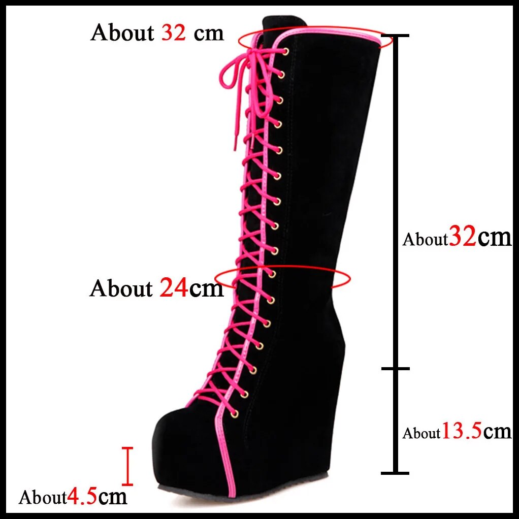 Funki Findz | Boots | Women's High Luxury Gothic Platform Boots