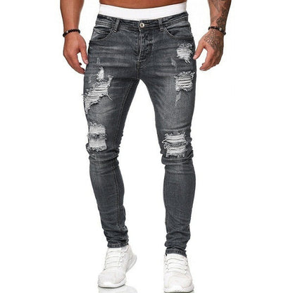 Funki Findz | Pants | Men's Ripped Distressed Skinny Jeans