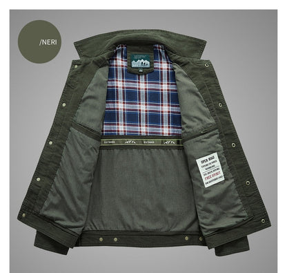 Funki Findz | Jackets | Men's Military Warm Zip Up Cotton Jacket