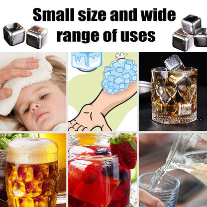 Funki Findz | Whisky Stones | Stainless Steel Ice Cubes Sets