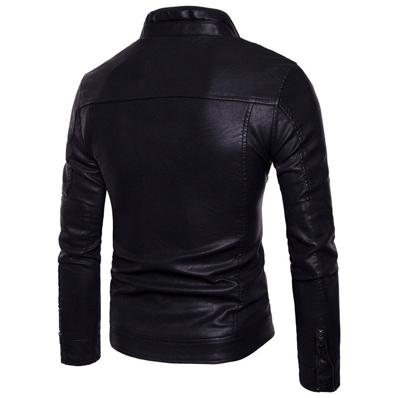Funki Findz | Jackets | Men's Motorcycle Faux Leather Jacket