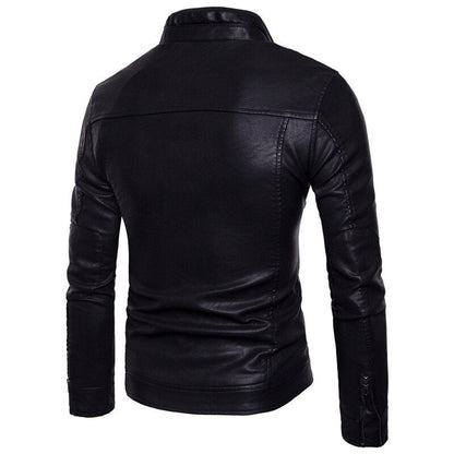 Funki Findz | Jackets | Men's Motorcycle Faux Leather Jacket