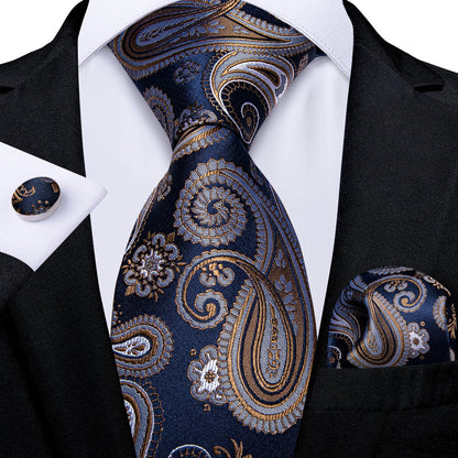 Funki Findz | Neck Ties | Men's Luxury 3Pcs Formal Tie Sets