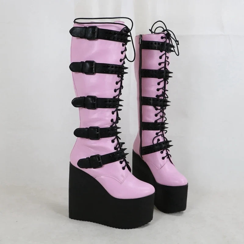 Funki Findz | Boots | Women's Super High Custom Platform Boot