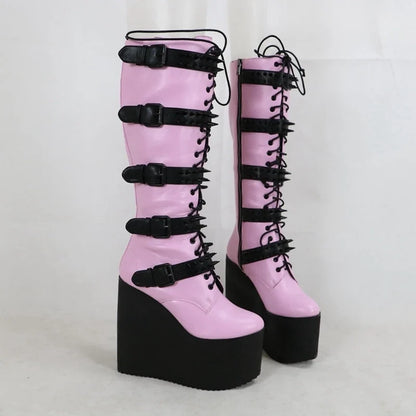 Funki Findz | Boots | Women's Super High Custom Platform Boot