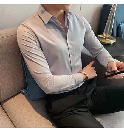 Funki Findz | Shirts | Men's Slim Fit British Style Dress Shirt 7XL