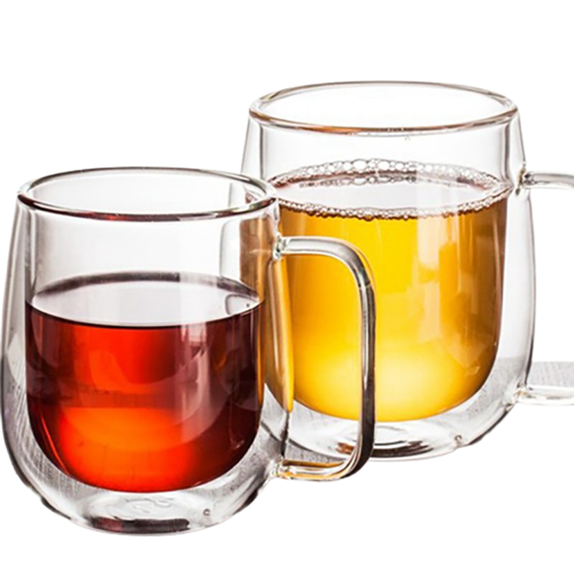 Funki Findz | Mugs | Double Wall Glass Mug | Coffee Cup