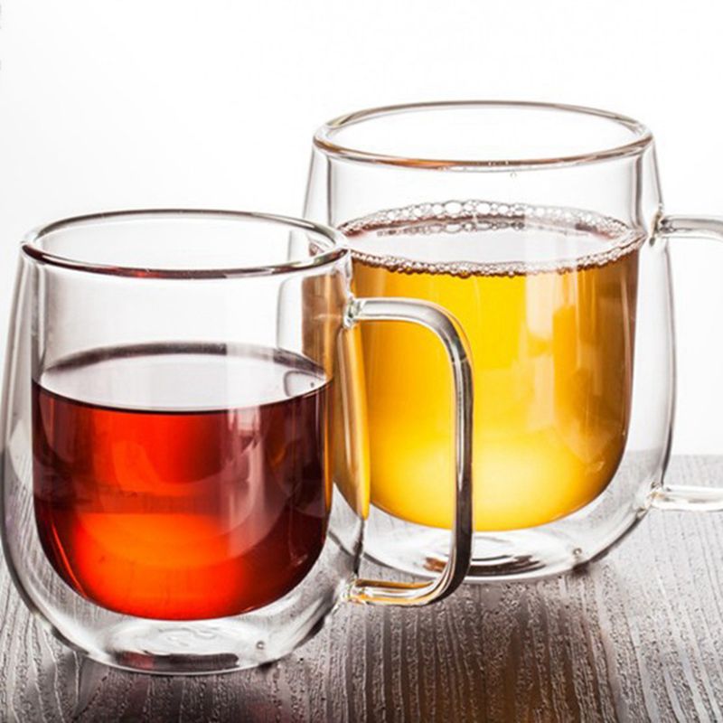 Funki Findz | Mugs | Double Wall Glass Mug | Coffee Cup