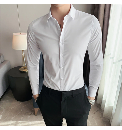 Funki Findz | Shirts | Men's Slim Fit British Style Dress Shirt 7XL
