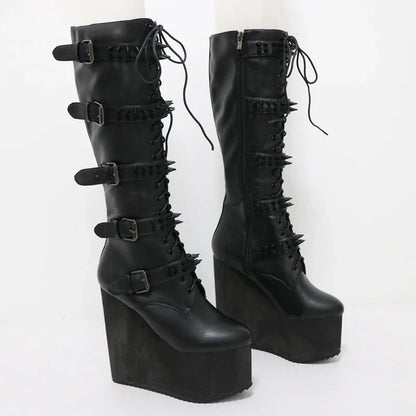 Funki Findz | Boots | Women's Super High Custom Platform Boot