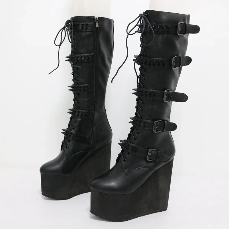 Funki Findz | Boots | Women's Super High Custom Platform Boot