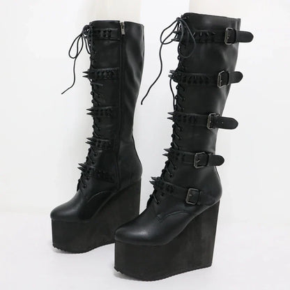 Funki Findz | Boots | Women's Super High Custom Platform Boot