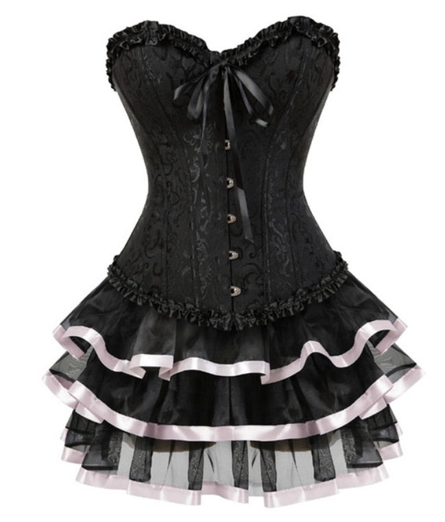Funki Findz | Dresses | Women's Pretty Tutu Bustier Corset Sets