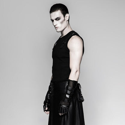 Funki Findz | Gloves | Men's Gothic Punk Long Fingerless Gloves