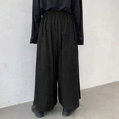 Funki Findz | Skirts | Men's Japanese Style Wide Leg Skirt Pants