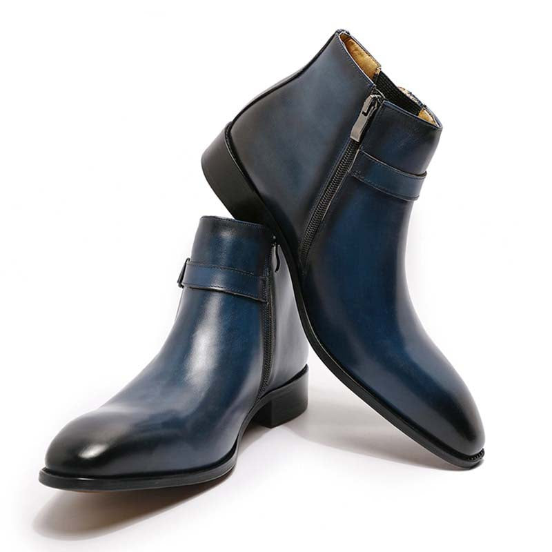 Funki Findz | Boots | Men's Genuine Leather Formal Dress Boots